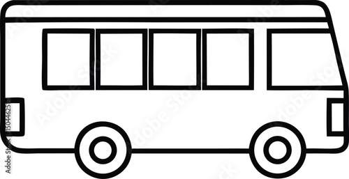 Bus icon. bus sign and symbol