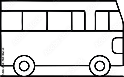 Bus icon. bus sign and symbol