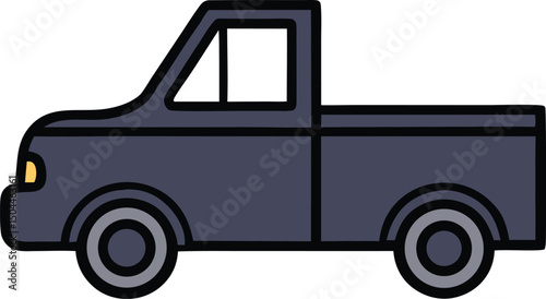 Pickup Truck Isolated