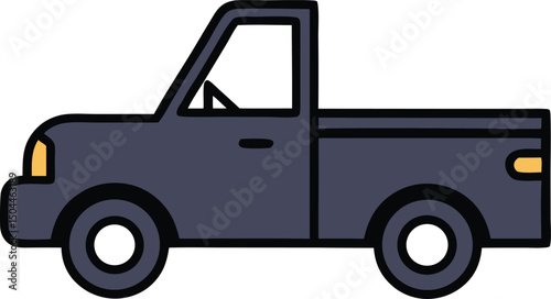 Pickup Truck Isolated