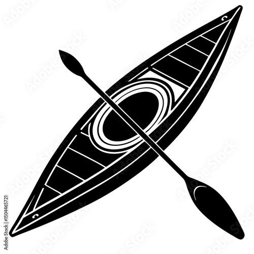 black and white vector illustration of a paintbrush