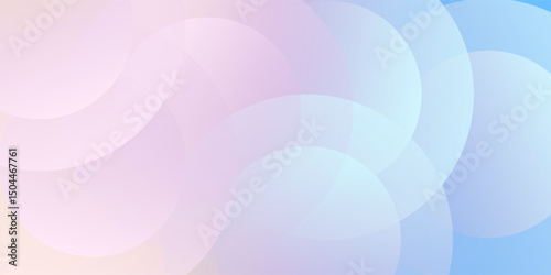 Abstract background modern minimalist blue, purple and yellow gradations circle effect memphis trendy. Vector