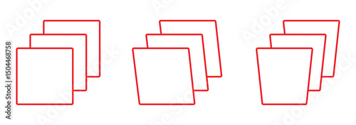 Layer stack, layer icon, Layer line, Layer sign, Canvas icon. Vector illustration. Flat Layer Icon Set Symbol Illustration Design – Vector eps 10