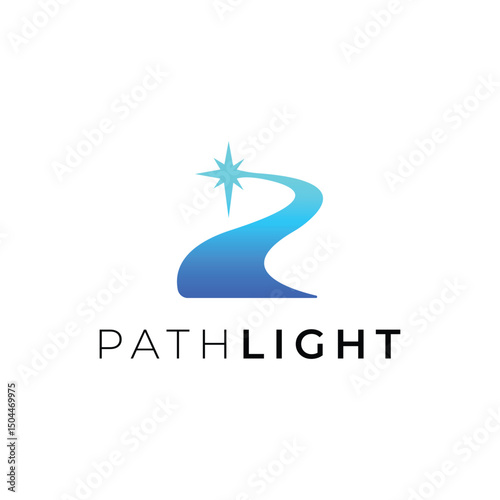 path light logo icon vector