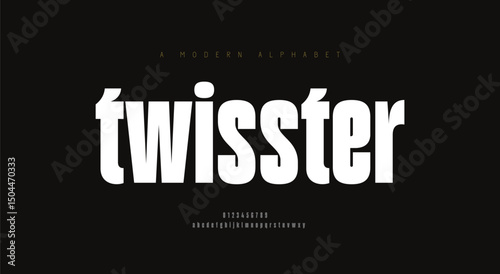 Modern urban alphabet fonts. Typography sport, simple, technology, fashion, digital, future creative logo font.