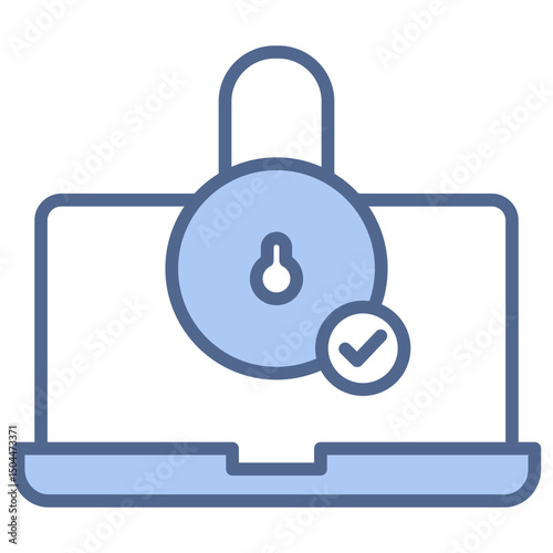 Data Access Blue Icon