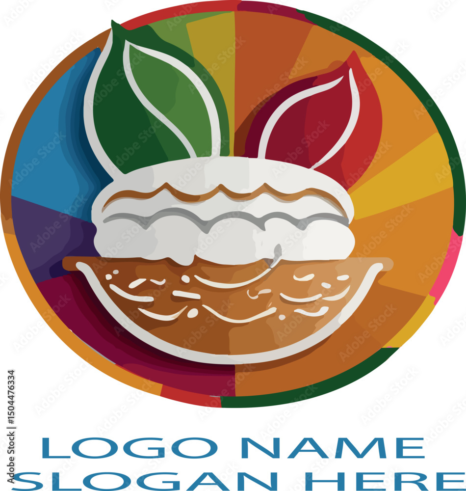 Food logo icon vector . Food logo icon vector .