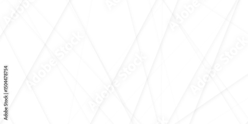 Abstract modern white and gray geometric lines vector background. Squares in bright light with soft shadows as pattern. with geometric line shapes Space design concept