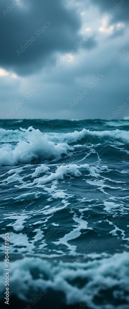 Fototapeta premium body of water that has some waves in it