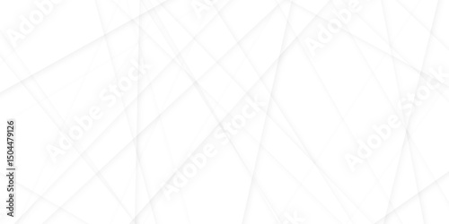 Abstract modern white and gray geometric lines vector background. Squares in bright light with soft shadows as pattern. with geometric line shapes Space design concept