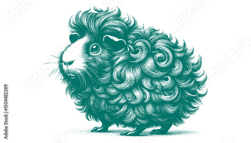 Abyssinian Guinea Pig vector