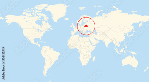 Location map of Belarus in Europe