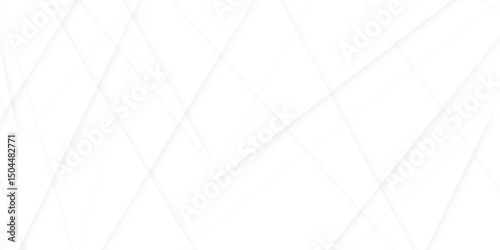 Abstract modern white and gray geometric lines vector background. Squares in bright light with soft shadows as pattern. with geometric line shapes Space design concept