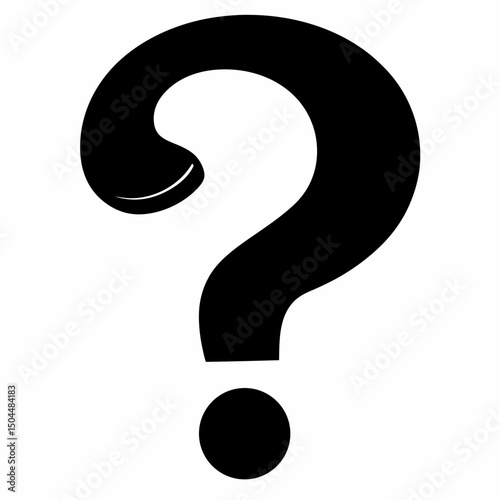 Question mark icon design. A vector of question mark.
