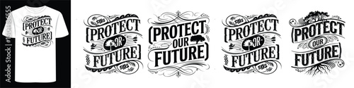 Feminist & Girl Power Inspirational T-Shirts and Stickers with Modern Typography