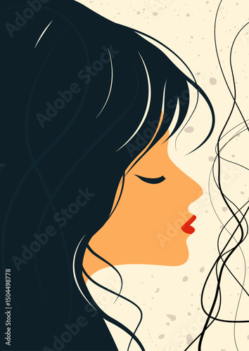 Girl, Teenager, Child, Love, Happiness, Joy, Colors, Childhood, Artwork, Vector