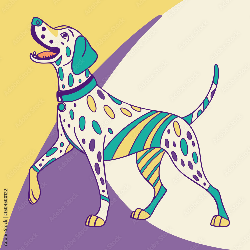 Fototapeta premium Dog vector illustration