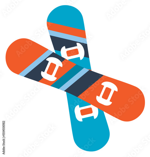Winter sports snowboarding