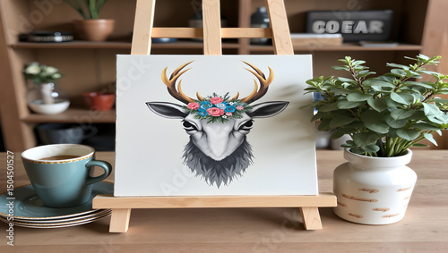 Rustic art studio offering creative workshops