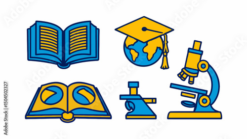 educational icon set