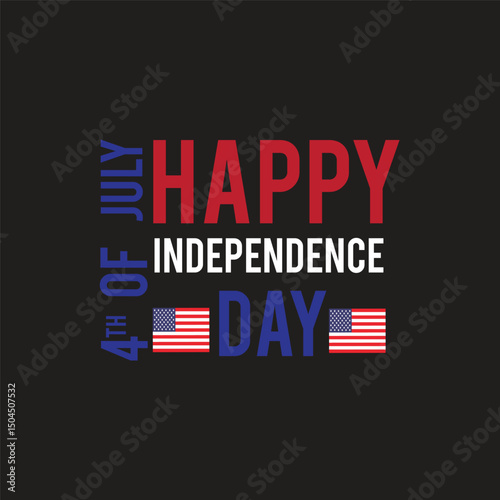 Happy Independence day T-shirt design