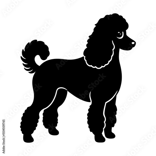 Poodle Silhouette vector