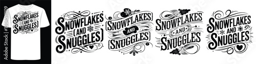 Funny Christmas Shirt Print with Retro Style Lettering