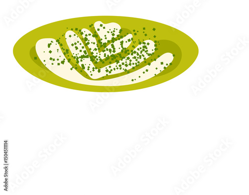Tasse de matcha latte