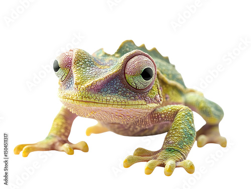 frog on white background