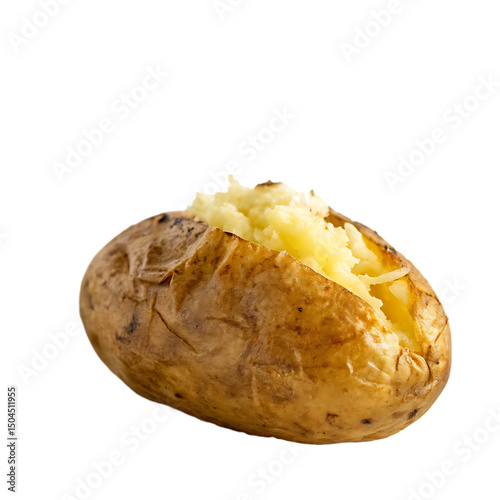 Potato and potatoes isolated on a transparent background
