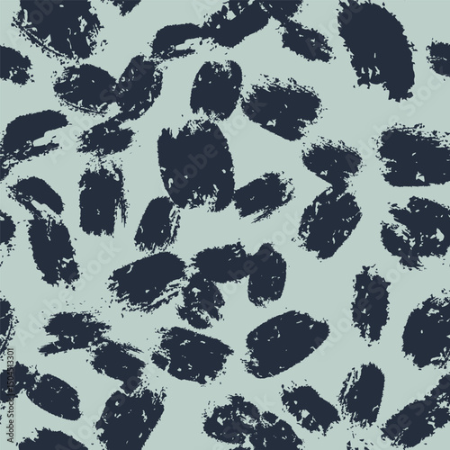 Vector seamless gray pattern with smears in grunge style. Print, background, wallpaper, design