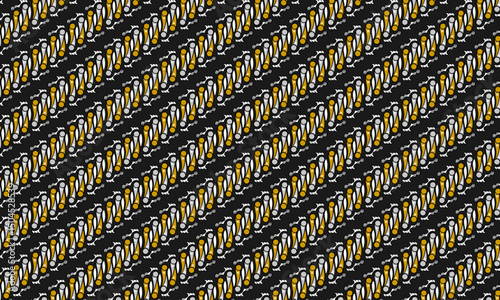 Ethnic seamless pattern bambu, white background, inspired by traditional motifs batik. Suitable for fabric, textile, decor, and wallpaper. Cultural, ornamental, and repeat-ready vector design.