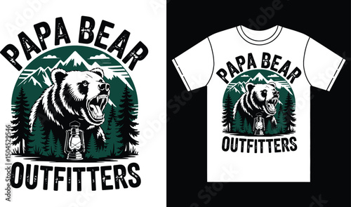 Vintage Outdoor Adventure Dad Shirt for Father's Day Art