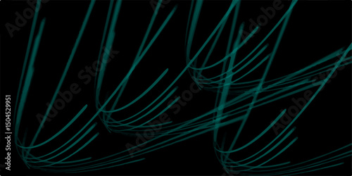 abstract Digital Vines Twilight Feathers. Background with a colorful wave in the middle. Silken Shadows and Dancing With Light used for party, birthday. 