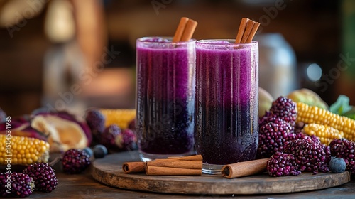 Refreshing Blackberry Cinnamon Smoothie: A Delicious and Healthy Beverage Creation