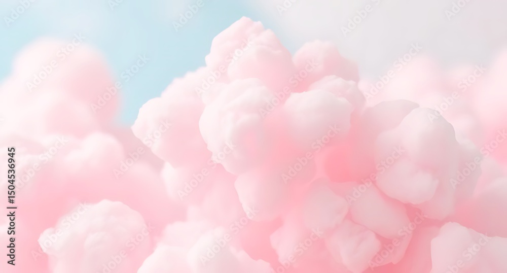 Soft pink cotton candy clouds abstract background Soft pink cotton candy clouds abstract background