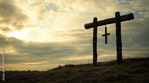 The old gibbet stands on the hill, a haunting reminder of the justice served centuries ago