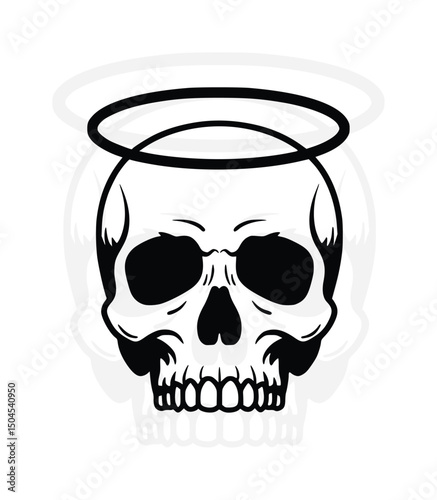 Halo Skull EPS