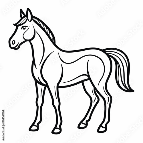 running horse