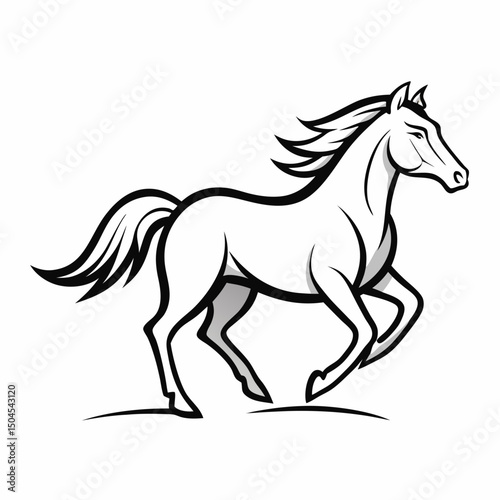 running horse