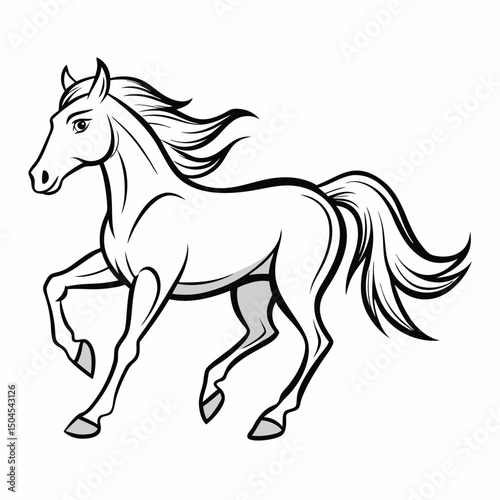 running horse
