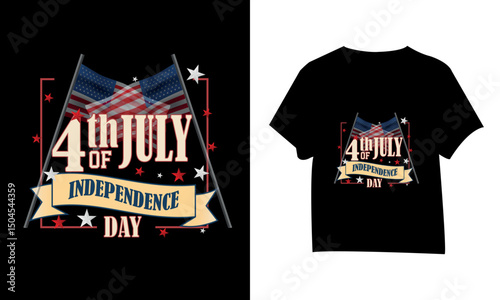 4th of july t-shirt design American independence day