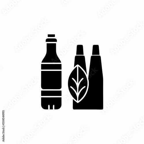 creative Silhouette Biodegradable Vector Illustration 