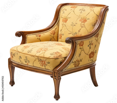 Retro vintage upholstered chair png vintage chair png old style chair png classic chair png retro furniture png decorative chair png transparent background image photo