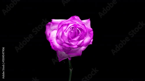 Pink Rose Withers in Motion: Time-Lapse
