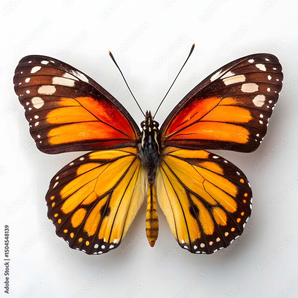 Fototapeta premium butterfly on a white background