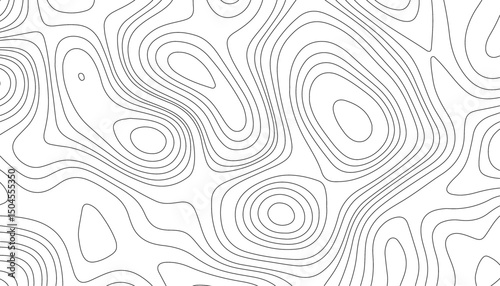 topographic map , abstract, line height, on a white background vector. Background of the topographic map. Line topography map contour background.