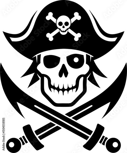 pirate skull and crossbones jolly roger