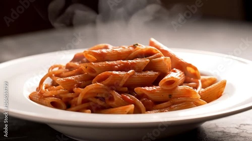 Pasta with basic tomato sauce