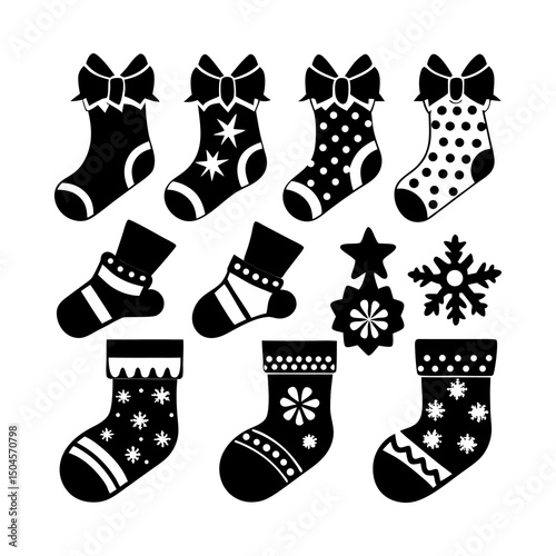 Festive Socks and Bows